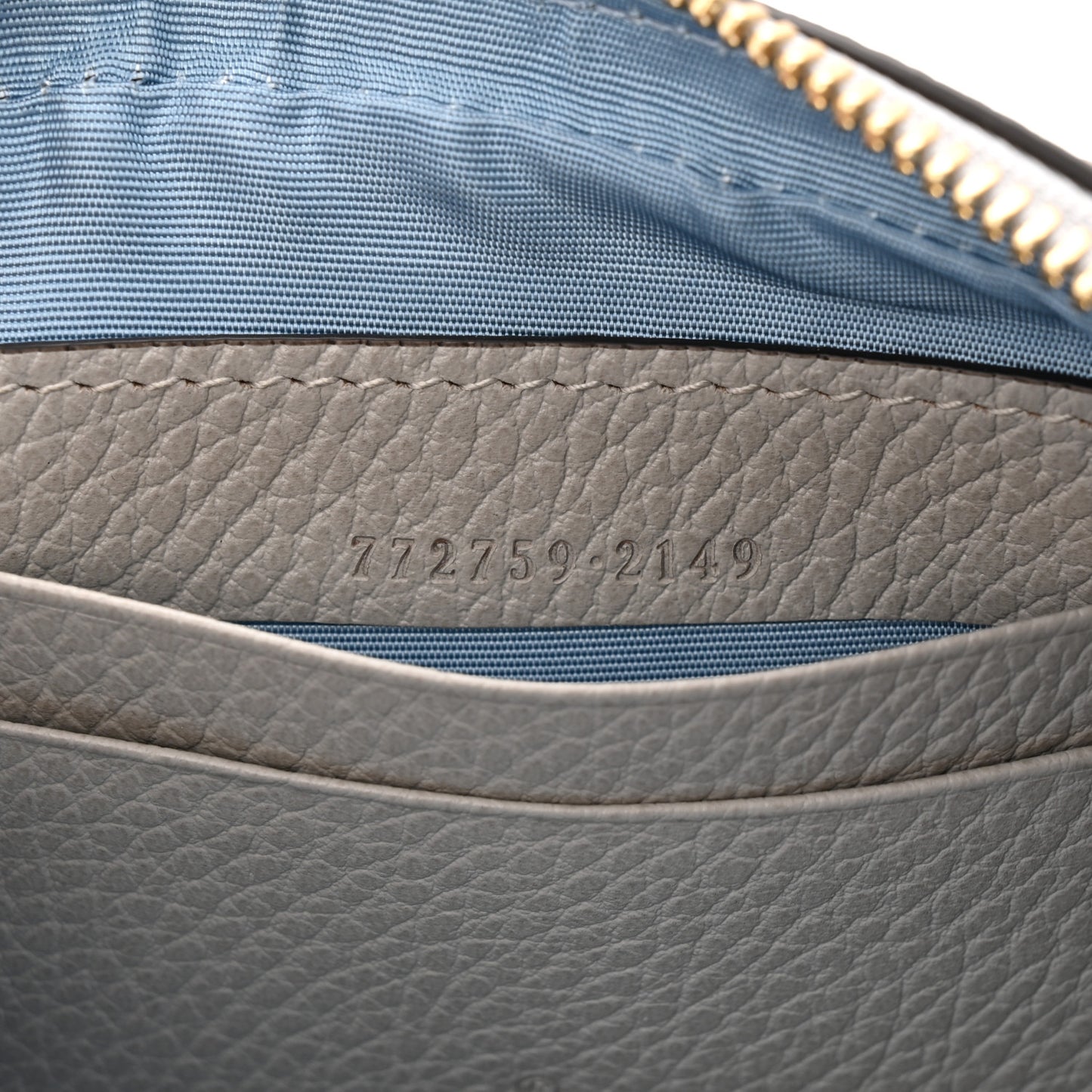 Dollar Calfskin Super Mini GG Marmont Chain Shoulder Bag Deep Grey