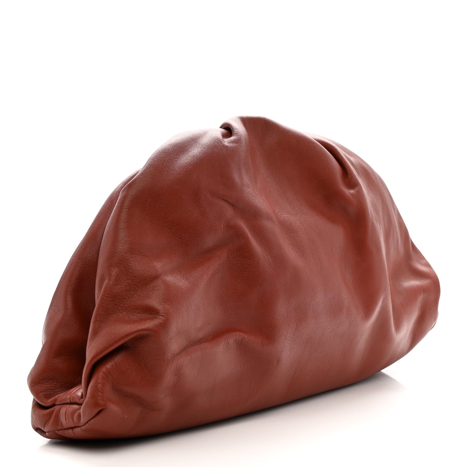 Bottega Veneta Smooth Butter Calf The Pouch Oversized Clutch Bordeaux 3 of 11