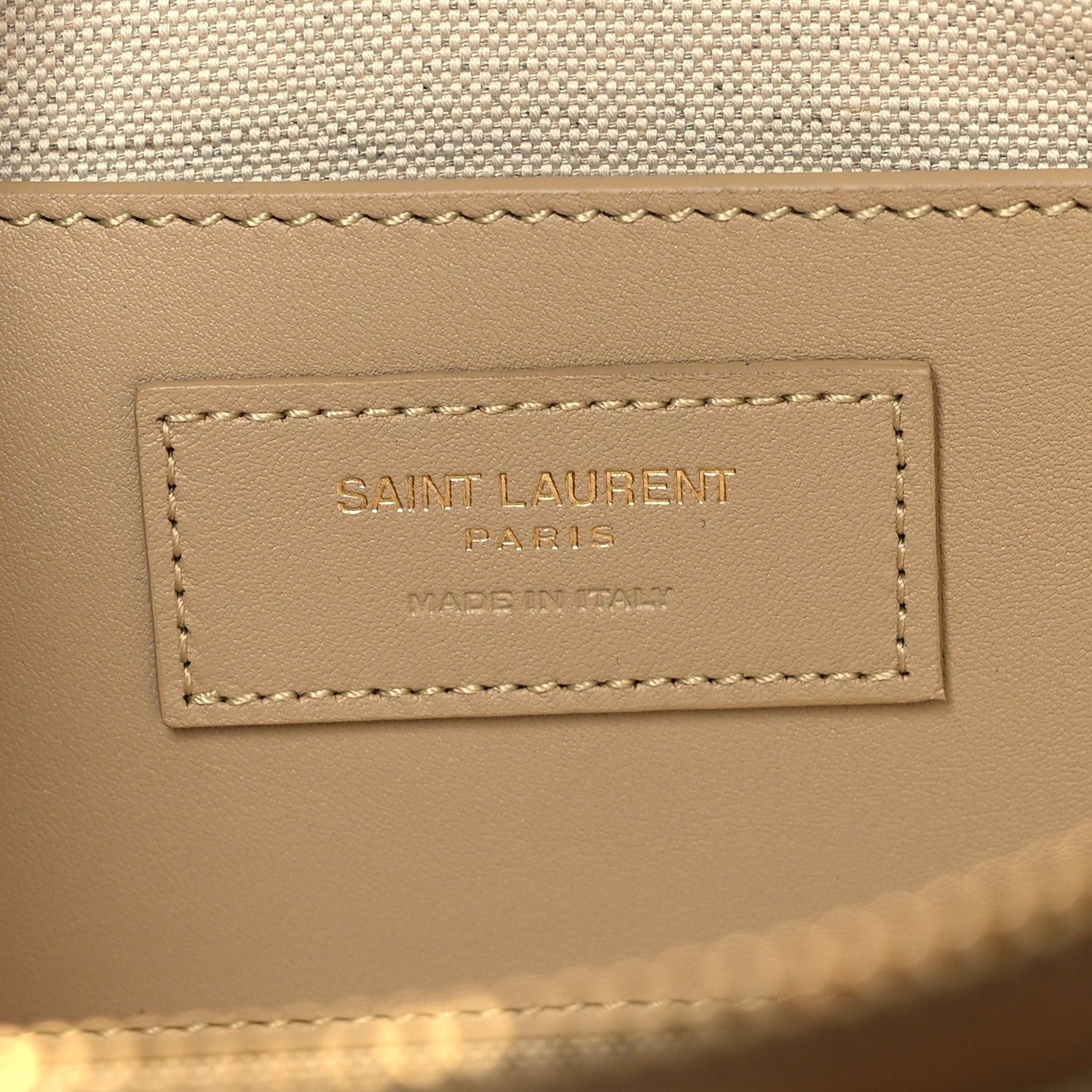 Saint Laurent Nubuck Suede Quilted Maxi Icare Shopping Tote Beige 8 of 12