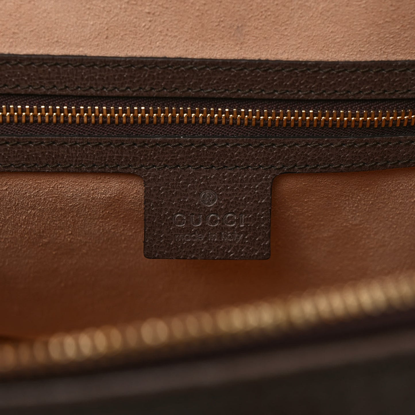 GG Supreme Monogram Web Medium Ophidia Tote Bag Brown