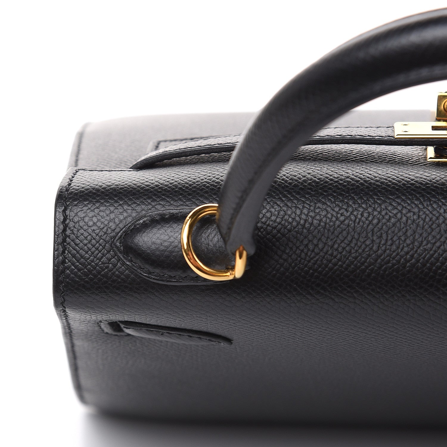 Hermes Epsom Kelly Sellier 25 Black 23 of 34