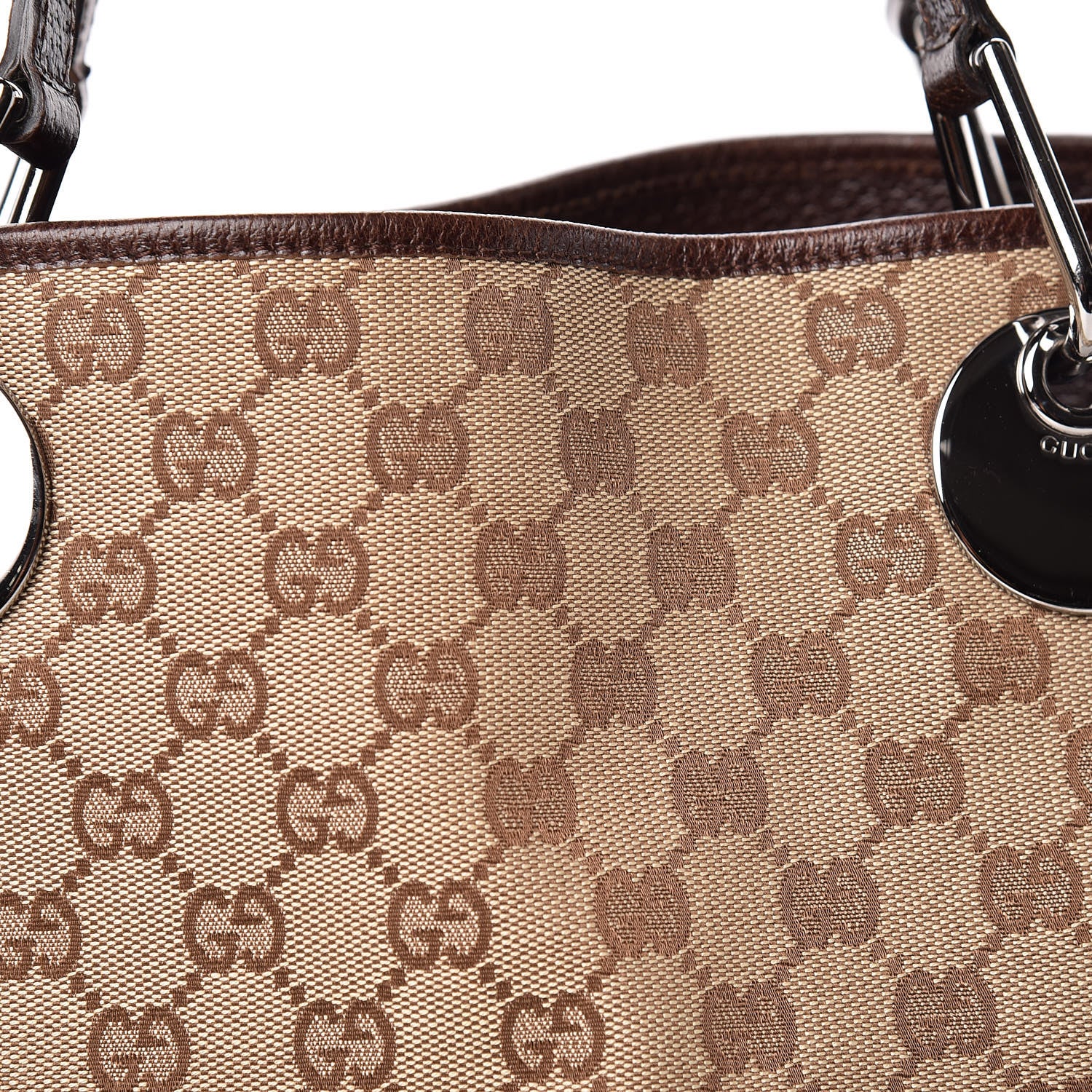 Gucci Monogram Large Eclipse Tote Brown 8 of 12