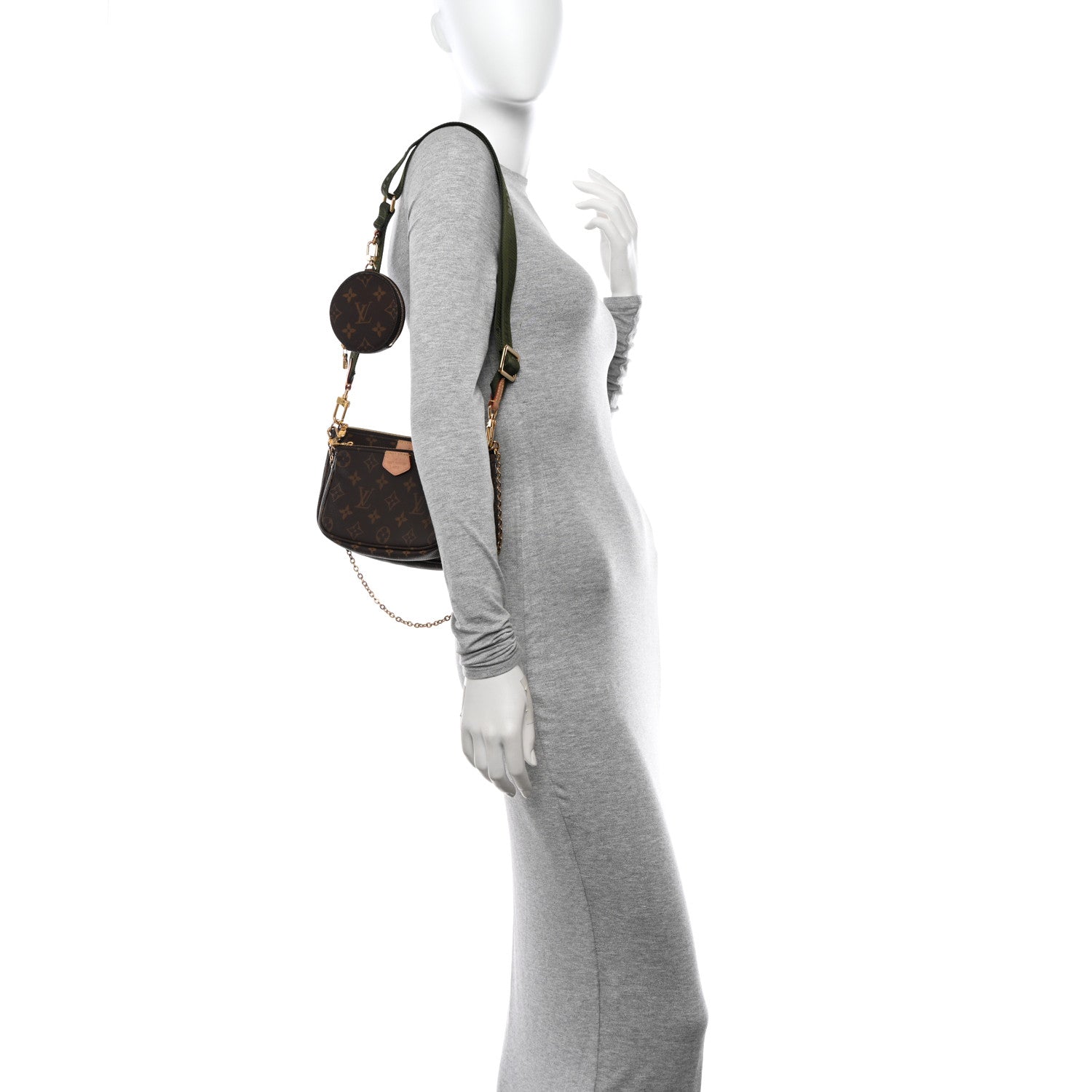 Louis Vuitton Monogram Multi Pochette Accessories Kaki 2 of 10