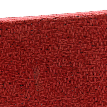 Chanel Lurex Boucle Deauville Medium Zip Around Wallet Red 9 of 10