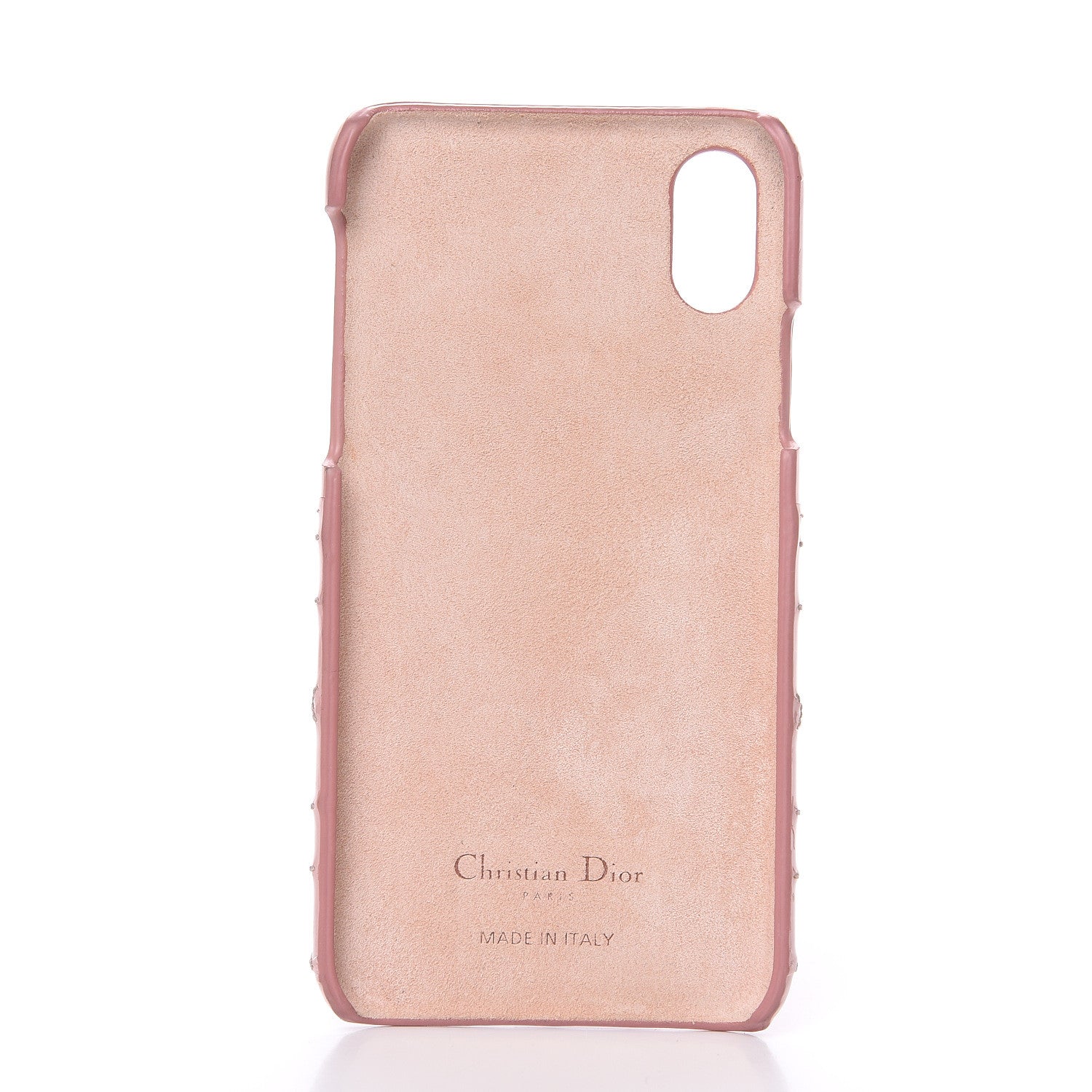 Christian Dior Patent Cannage Lady Dior Tech iPhone X XS Case