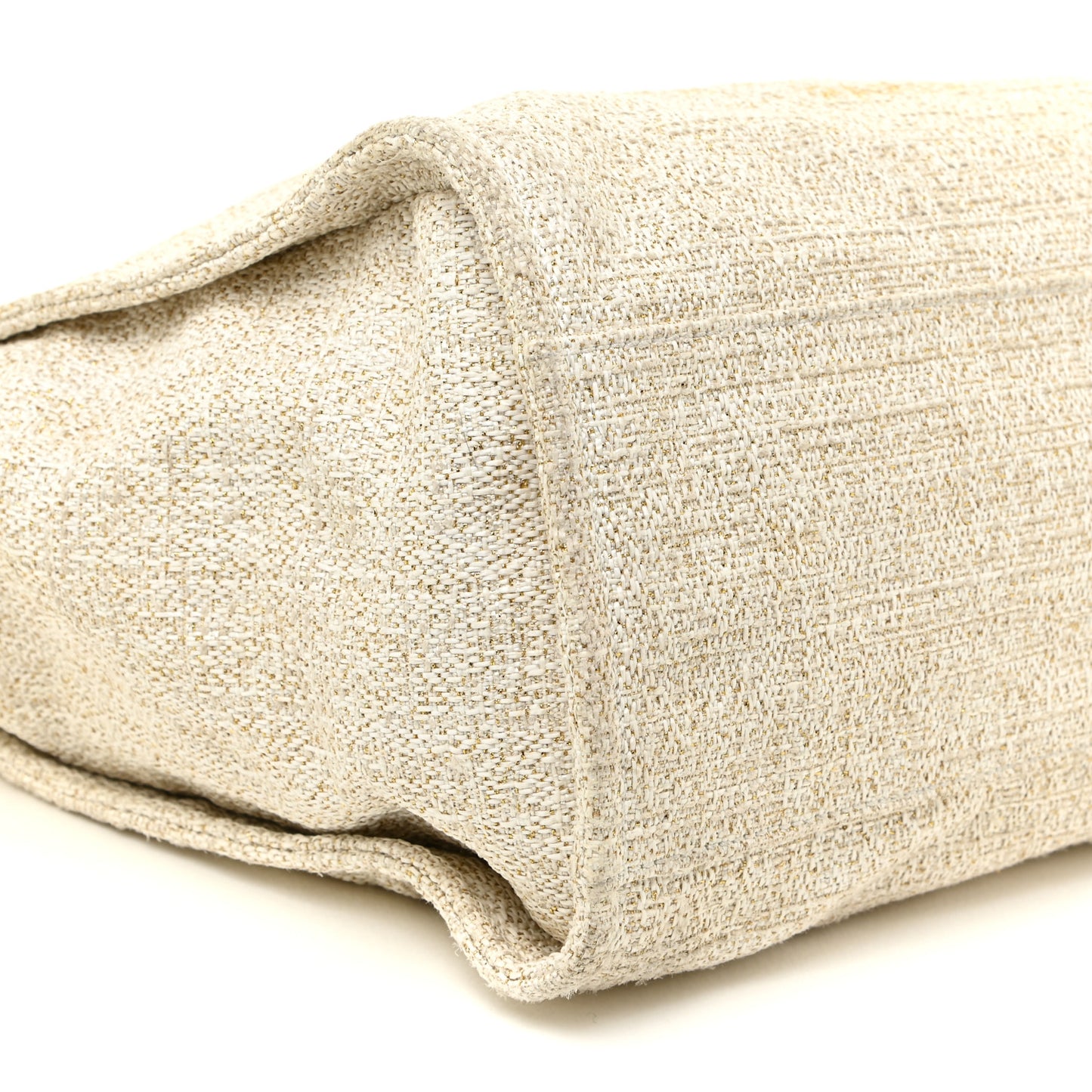 Canvas Large Deauville Tote Ivory