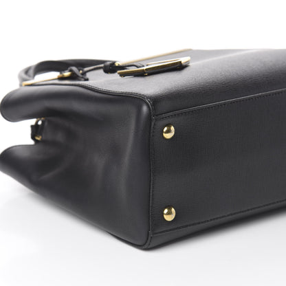 Fendi Vitello Elite Petite 2Jours Tote Black 7 of 8