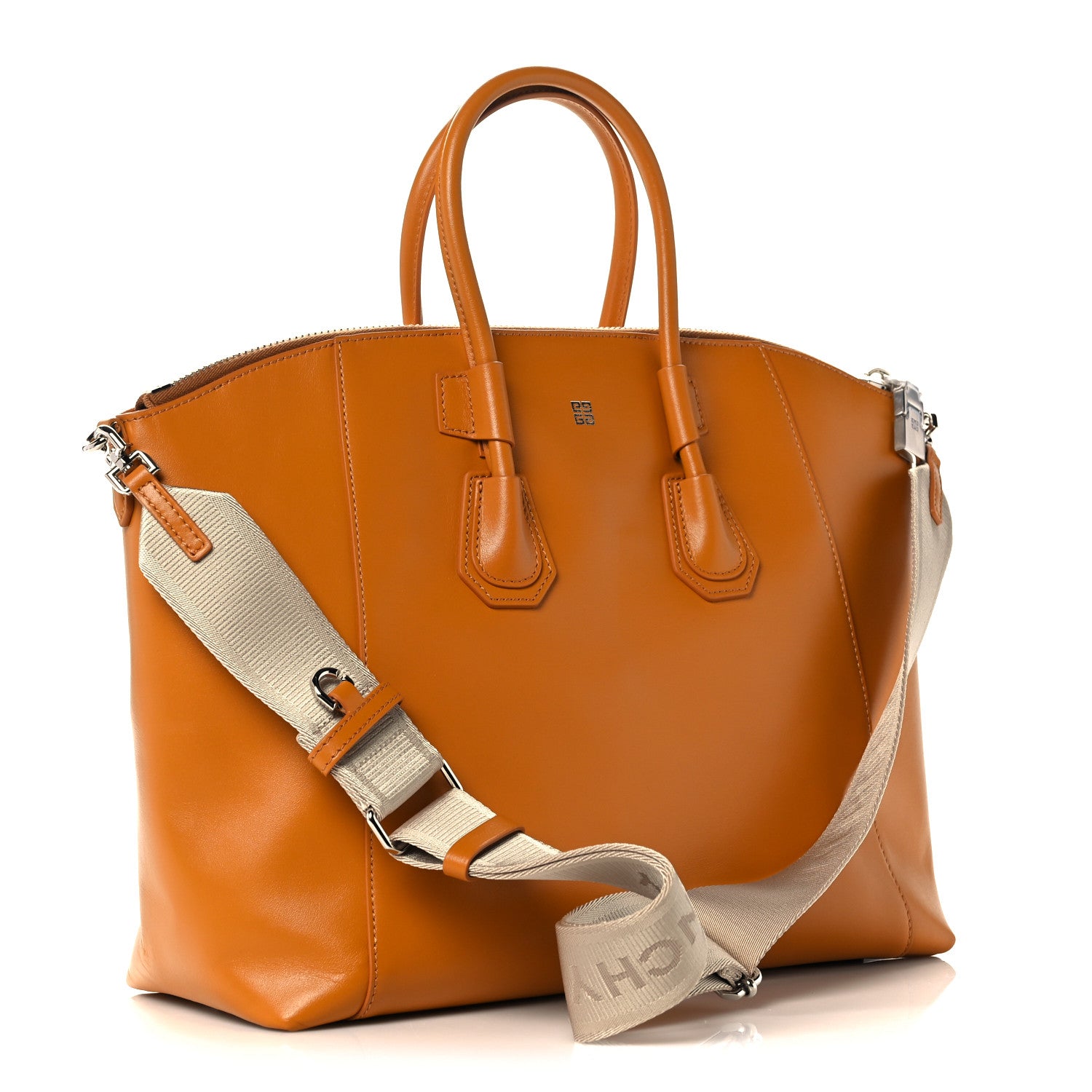 Givenchy Box Calfskin Small Antigona Sport Top Handle Bag Pumpkin 3 of 10
