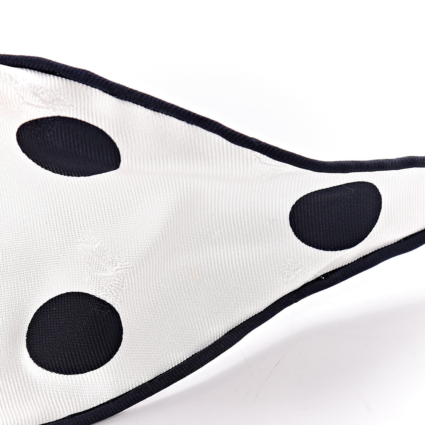 Silk Alphapois Losange Medium Scarf Blanc Marine Ciel