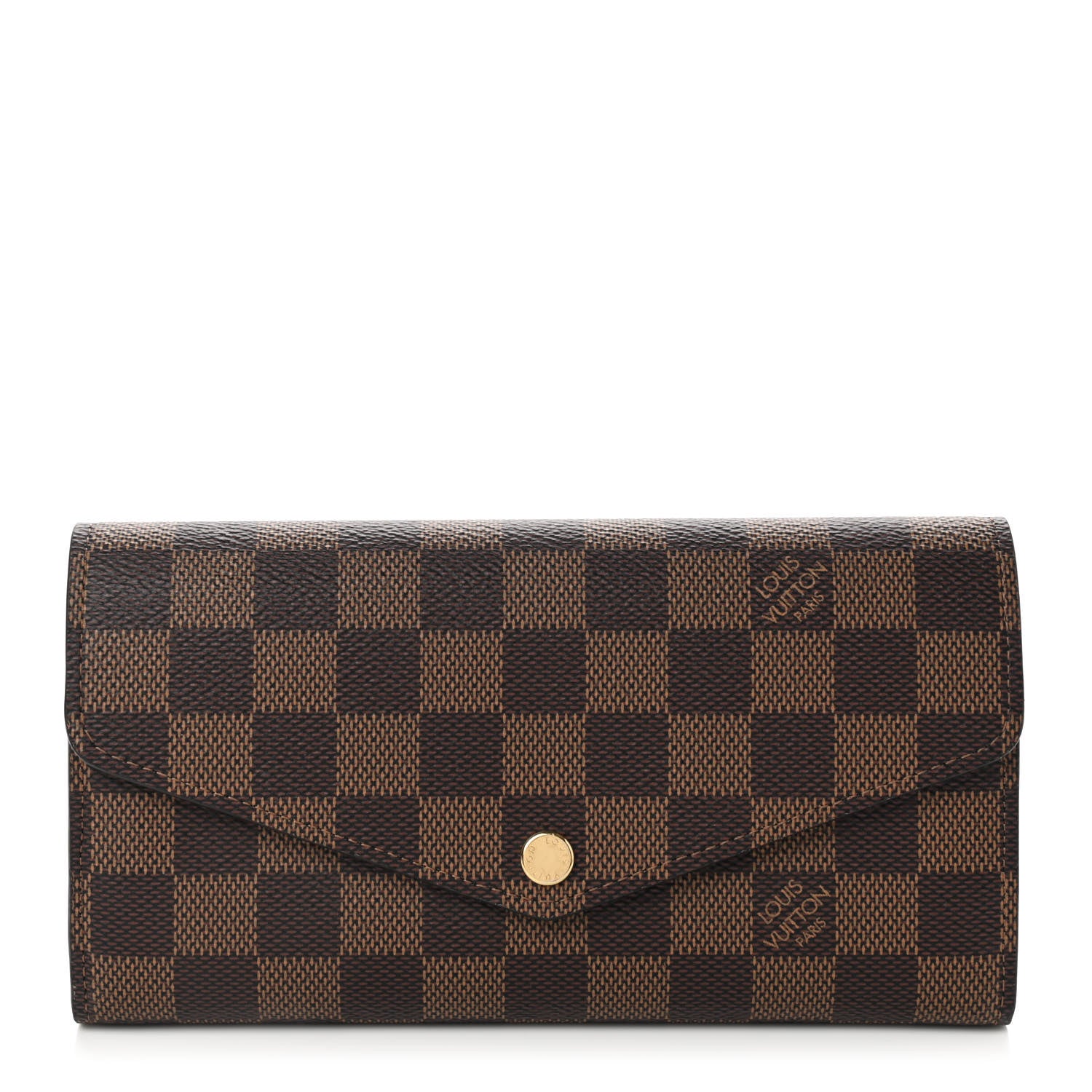 Louis Vuitton Damier Ebene Sarah Wallet NM 1 of 6