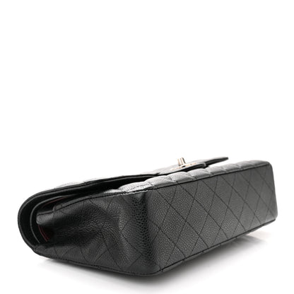Chanel Caviar Quilted Medium Double Flap Black 4 of 14