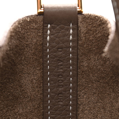 Hermes Taurillon Clemence Picotin Lock 18 PM Etoupe 7 of 11