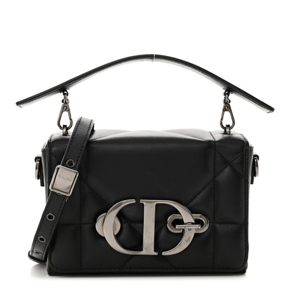 Christian Dior Lambskin Maxi Cannage Small 30 Montaigne Chain Top Handle Bag Black 1 of 11