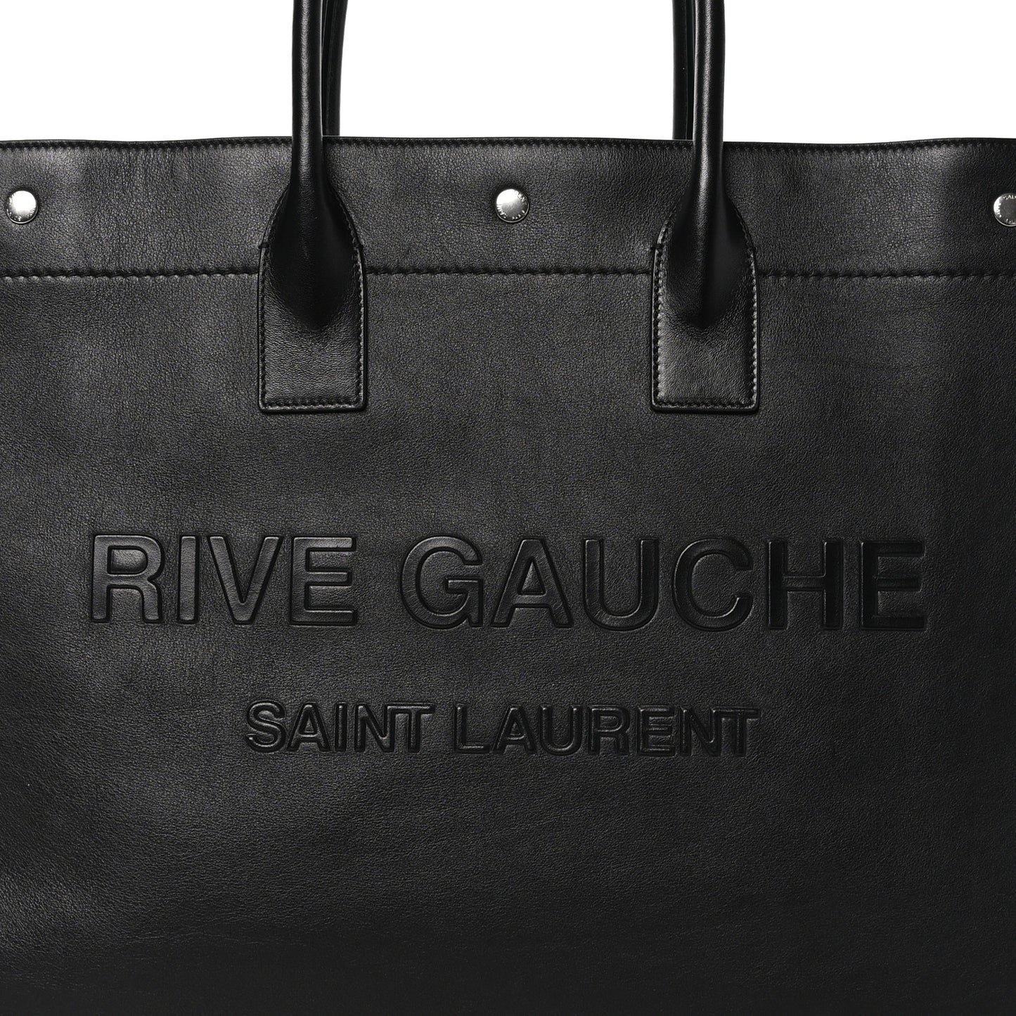 Vitello Rive Gauche Large Tote Black