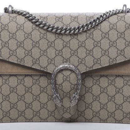Gucci GG Supreme Monogram Medium Dionysus Shoulder Bag Taupe 10 of 10