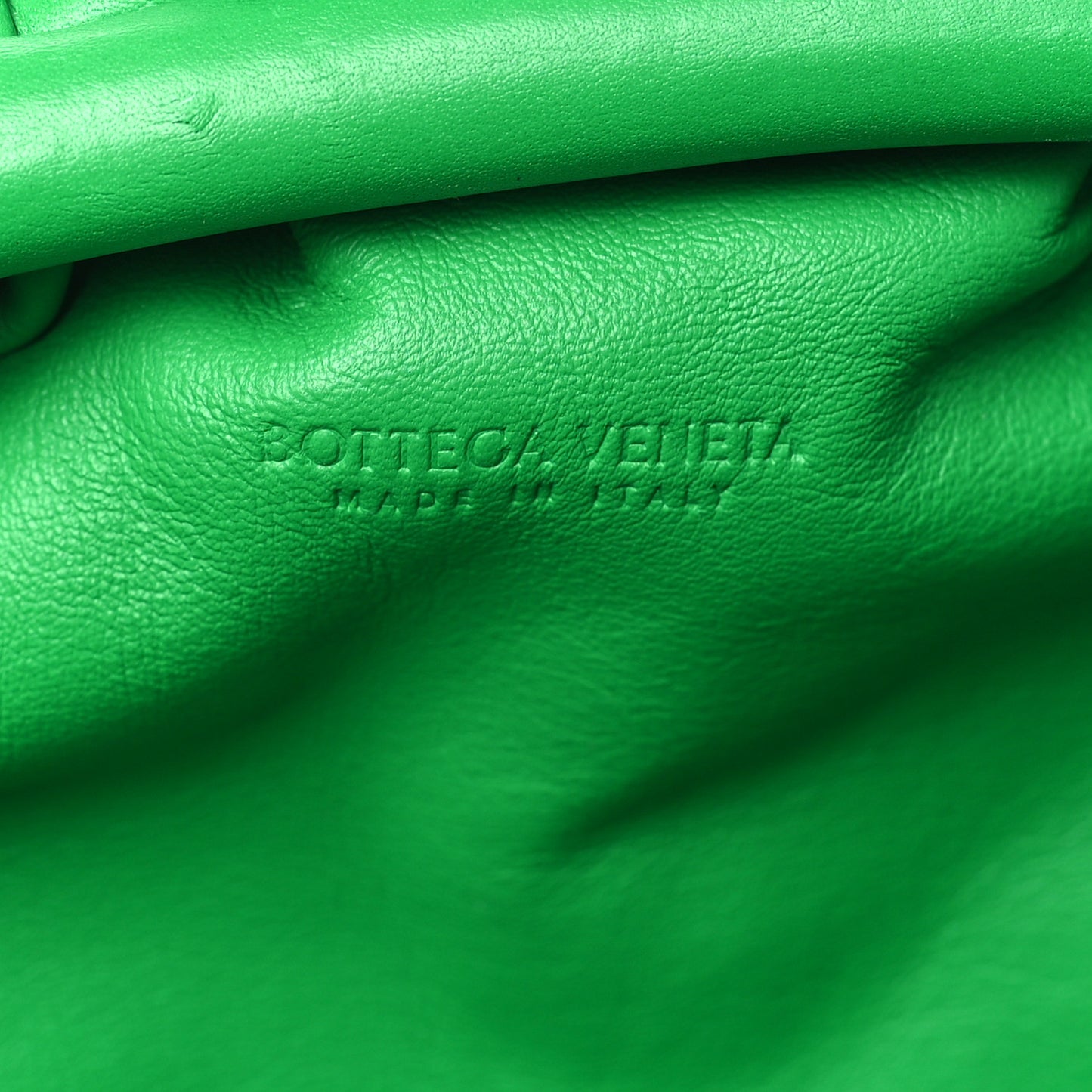 Butter Calfskin The Mini Pouch Parakeet