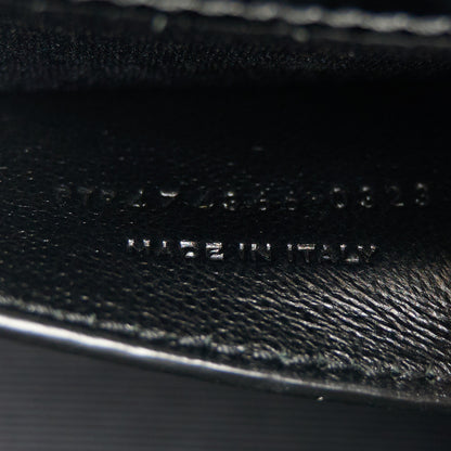 Saint Laurent Calfskin Crocodile Embossed Small Classic Monogram Kate Tassel Satchel Black 8 of 11