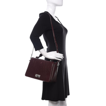 Jimmy Choo Soft Vintage Goatskin Helia Top Handle Bag Bordeaux 2 of 14