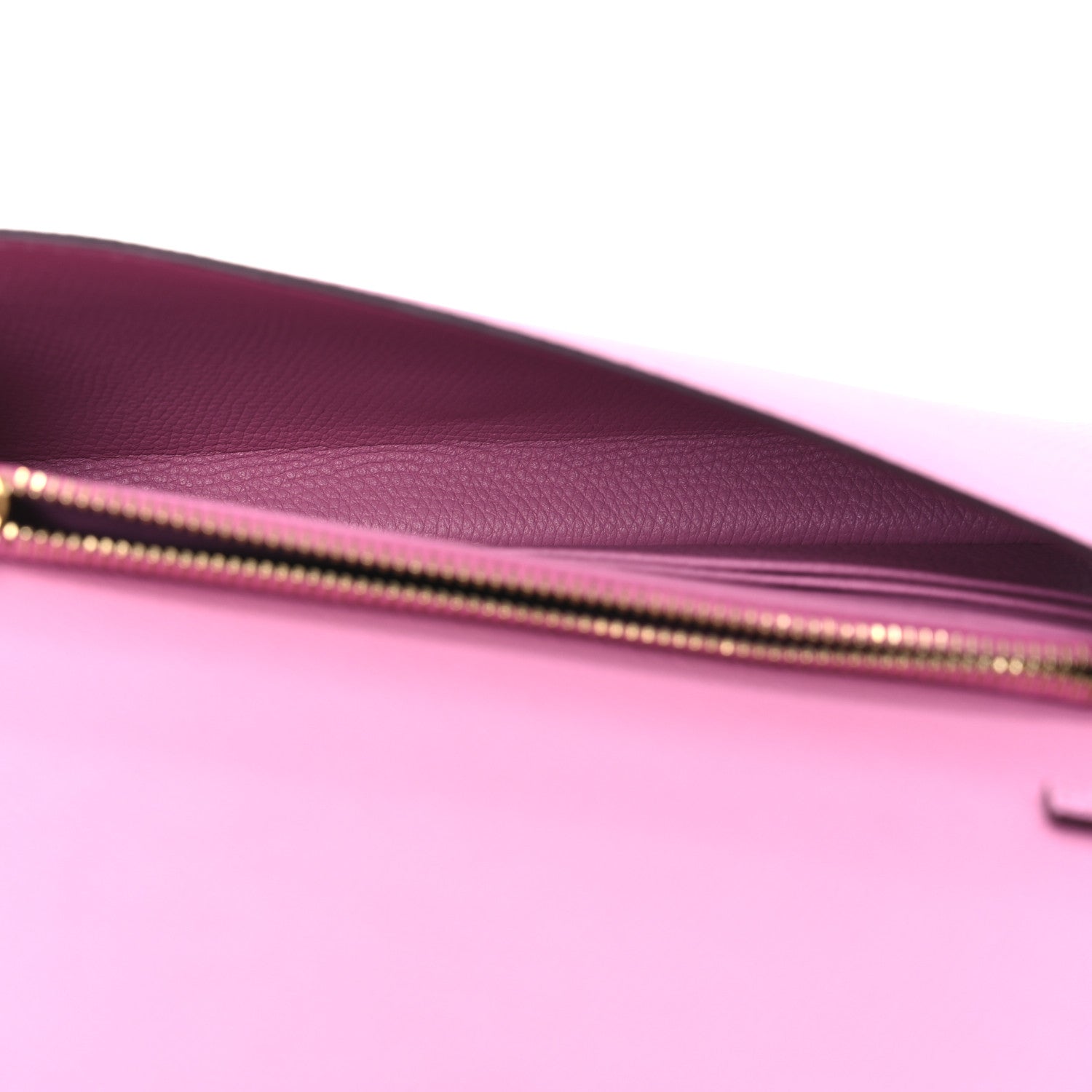 Valentino Garavani Grainy Calfskin VLogo Top Handle Wallet With Chain Feminine Pink 4 of 8