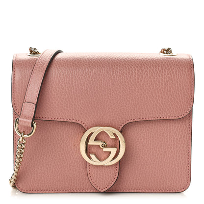 Gucci Dollar Calfskin Small Interlocking G Shoulder Bag Soft Pink 1 of 8