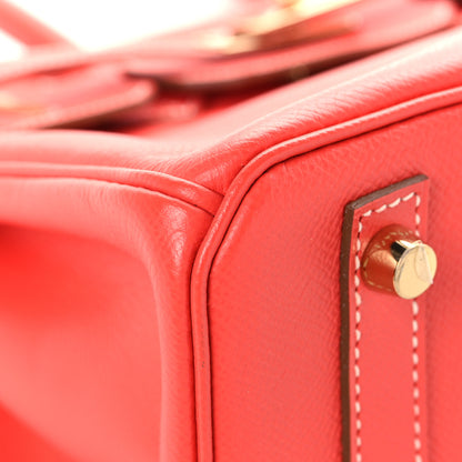 Hermes Epsom Candy Birkin 30  Rose Jaipur Gold 9 of 12