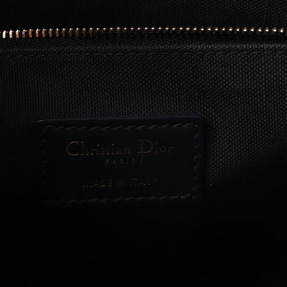 Christian Dior Oblique Calfskin Small Book Tote With Strap Blue Multicolor 6 of 9
