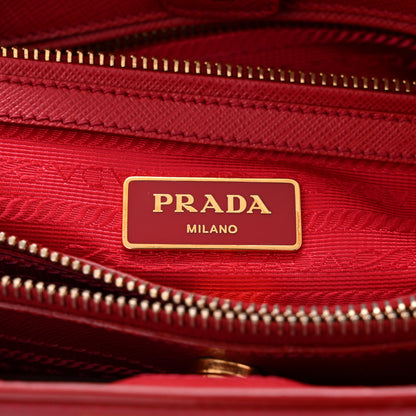 Prada Saffiano Medium Galleria Double Zip Tote Fuoco 6 of 11