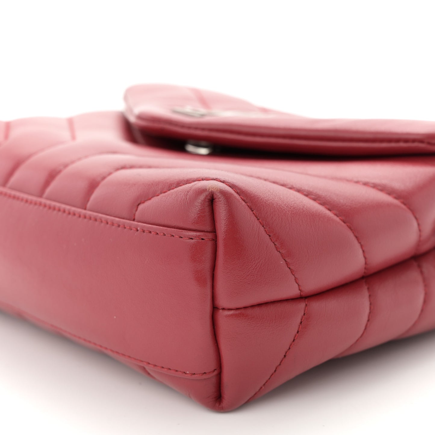 Calfskin Y Quilted Monogram Toy Loulou Crossbody Bag New Lipstick