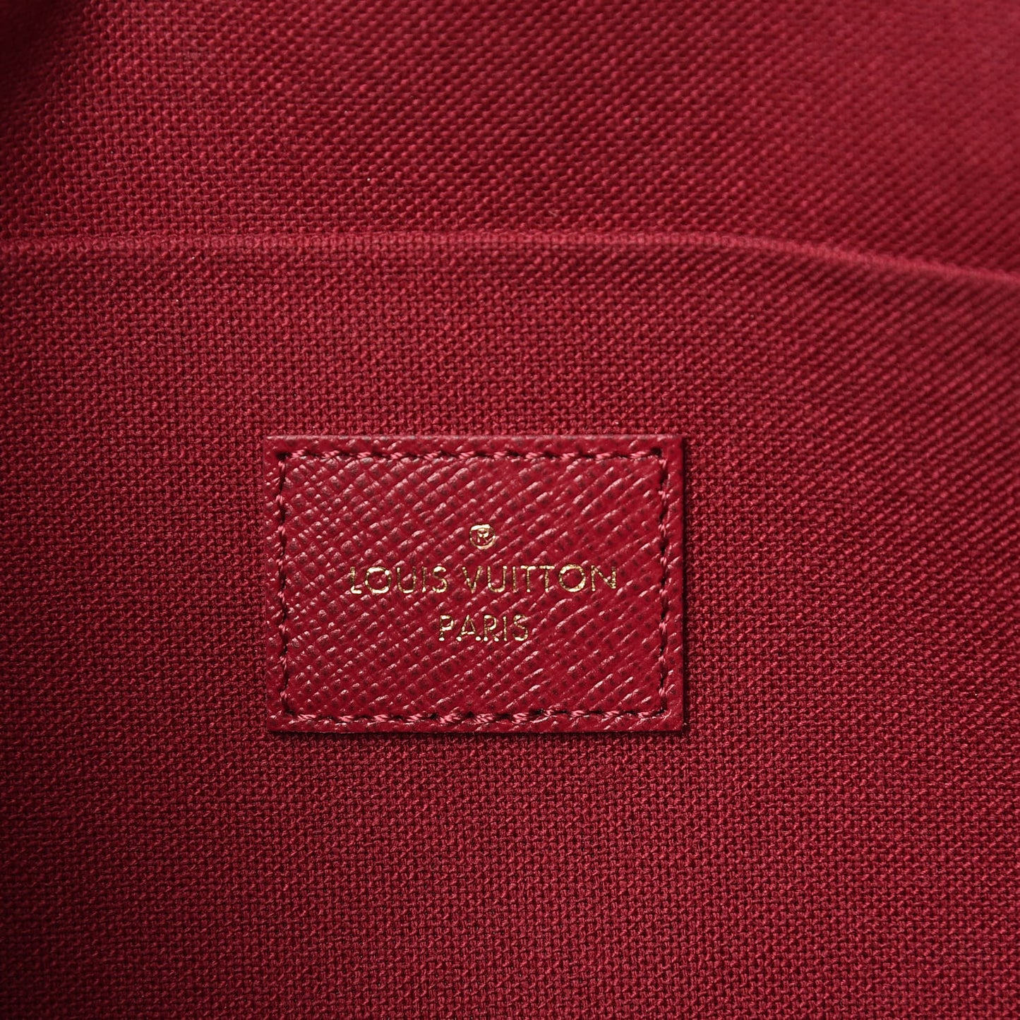 Monogram Pochette Felicie Chain Wallet Fuchsia