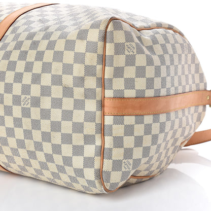 Louis Vuitton Damier Azur Keepall Bandouliere 55 9 of 9