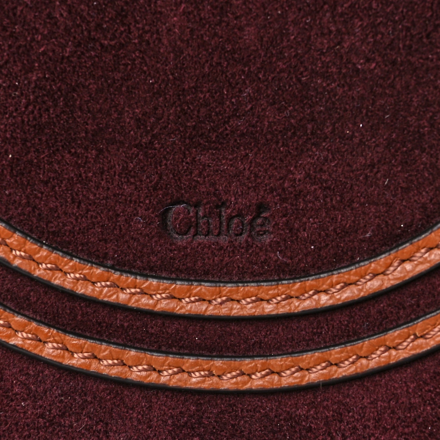 Suede Calfskin Mini Marcie Round Crossbody Bag Tan