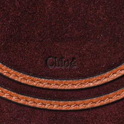 Chloe Suede Calfskin Mini Marcie Round Crossbody Bag Tan 8 of 8