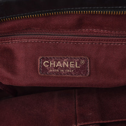 Chanel Glazed Calfskin Castle Rock Bowling Bag Black 6 of 18
