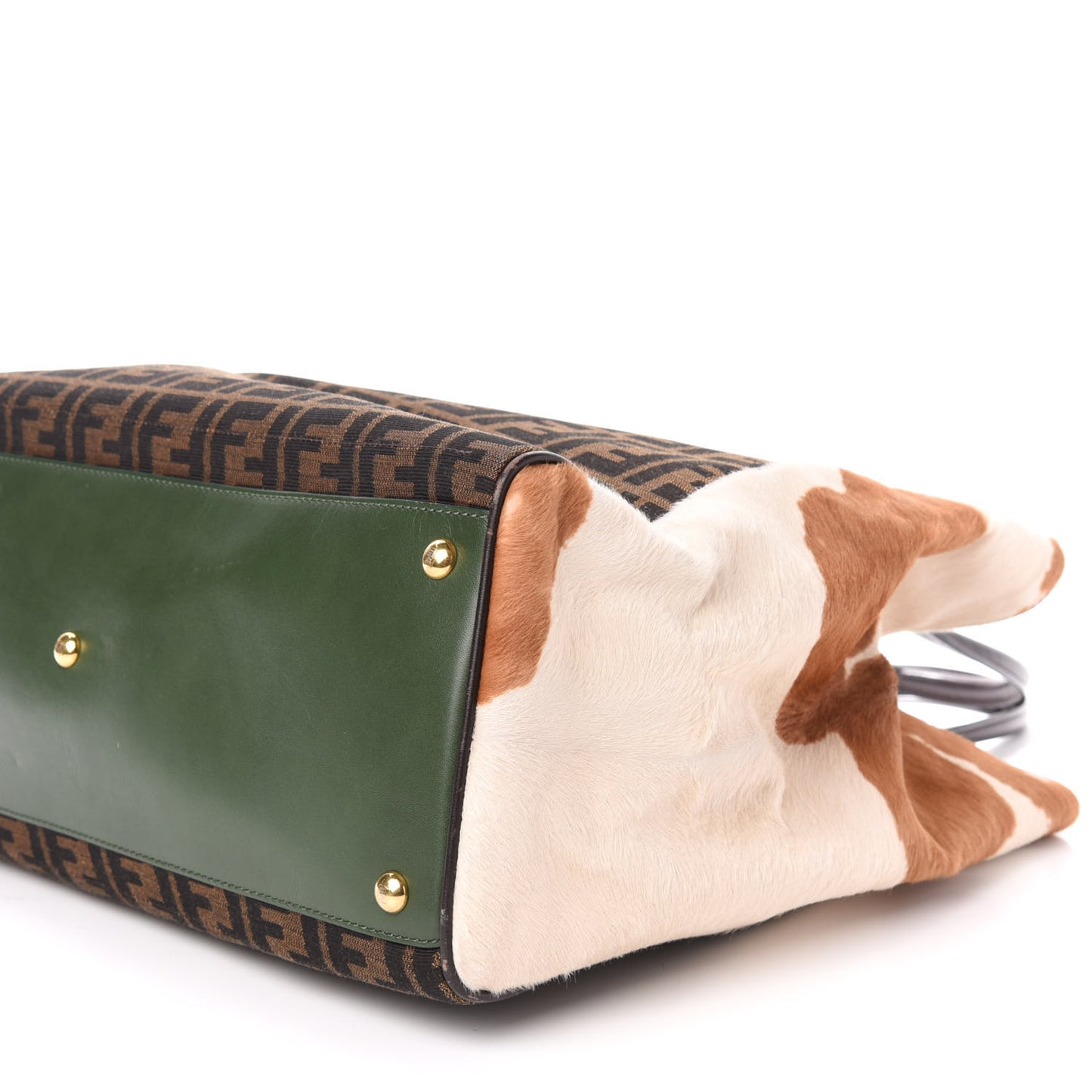 Calf Hair Zucca Large 2Jours Tote Tobacco Multicolor
