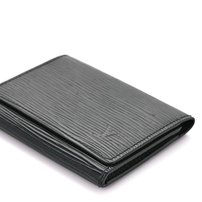 Louis Vuitton Epi Enveloppe Carte De Visite Black 11 of 11