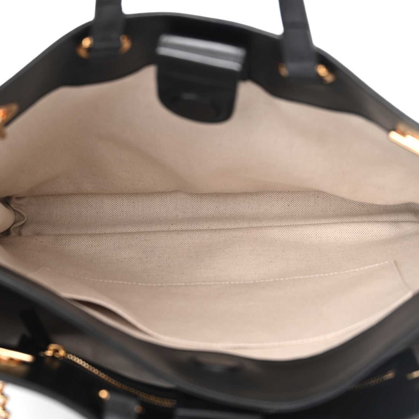 New Sakai Calfskin Lux Medium Horsebit 1955 Tote Bag Black