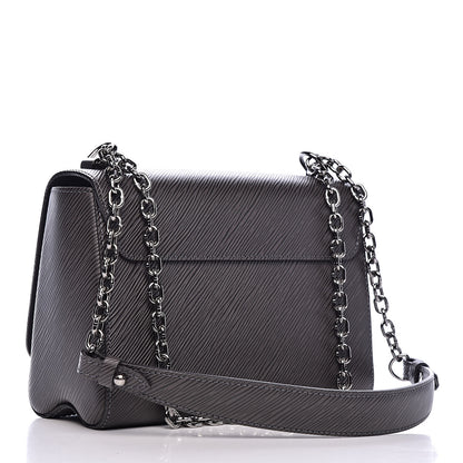 Louis Vuitton Epi Twist Shoulder Bag MM Grey 4 of 10
