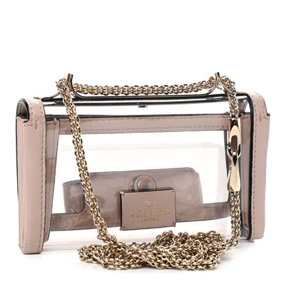Valentino Garavani PVC Nappa Naked Mini Va Va Voom Shoulder Bag Poudre 3 of 8