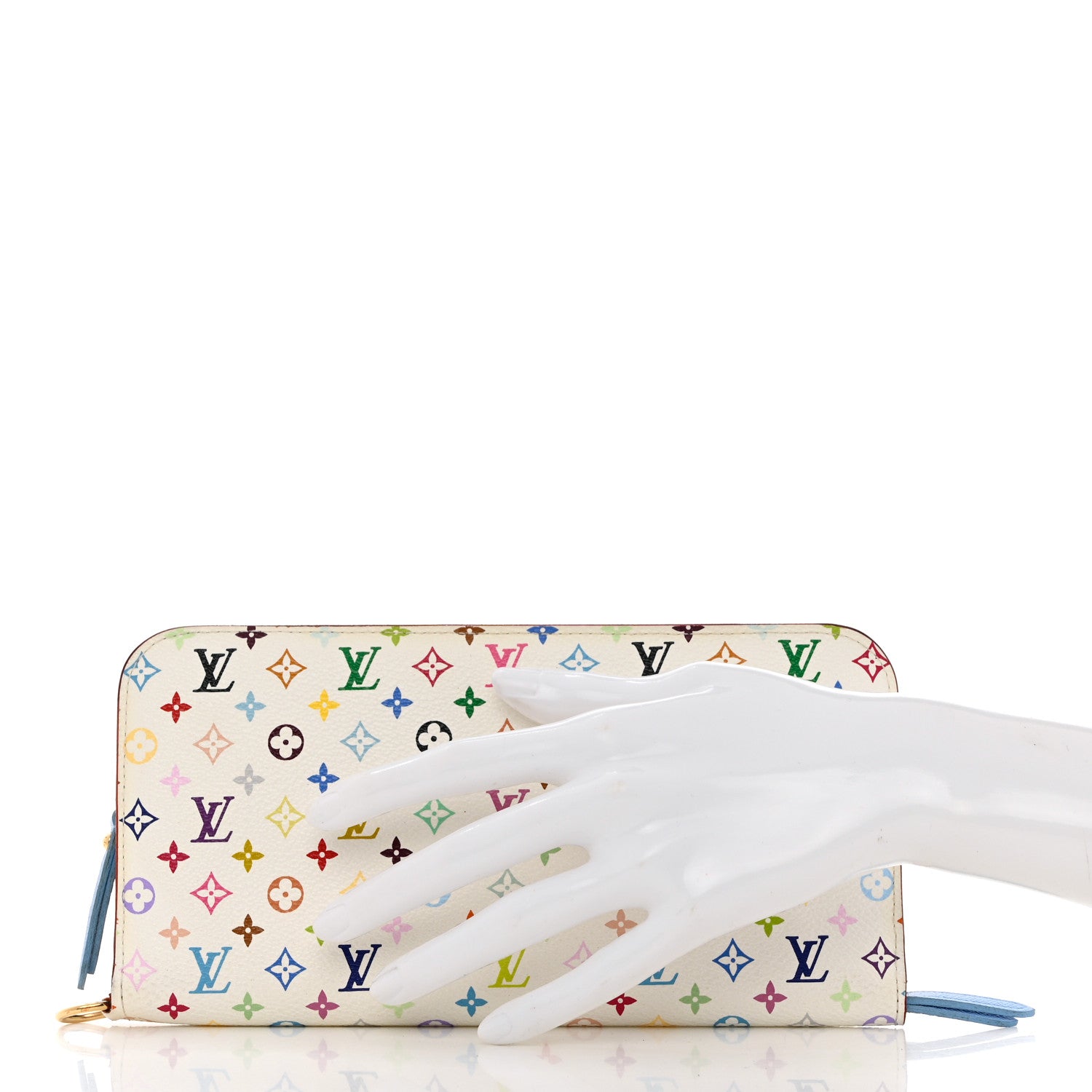 Louis Vuitton Monogram Multicolor Insolite Wallet White Raisin 2 of 8