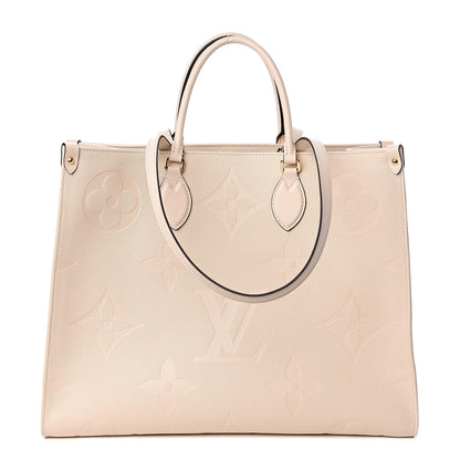 Louis Vuitton Empreinte Monogram Giant Onthego GM Creme 1 of 12