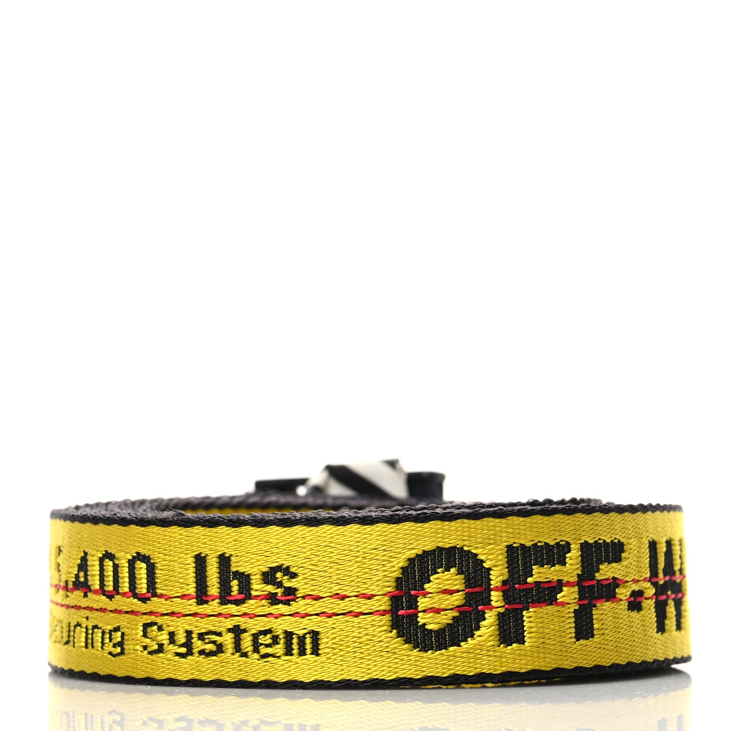 Off-White Industrial Belt Yellow 2 of 4