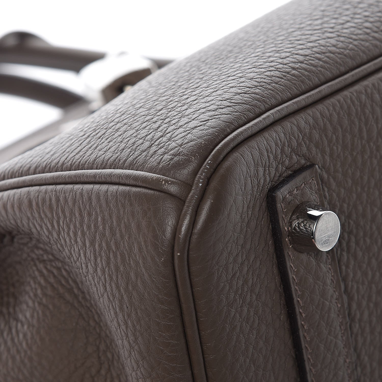 Hermes Togo Birkin 30 Etain 37 of 43