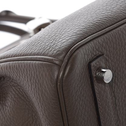 Hermes Togo Birkin 30 Etain 37 of 43