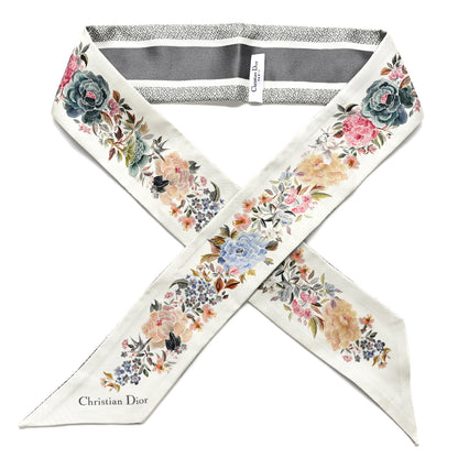 Christian Dior Silk Floral Mitzah Scarf Multicolor 1 of 4