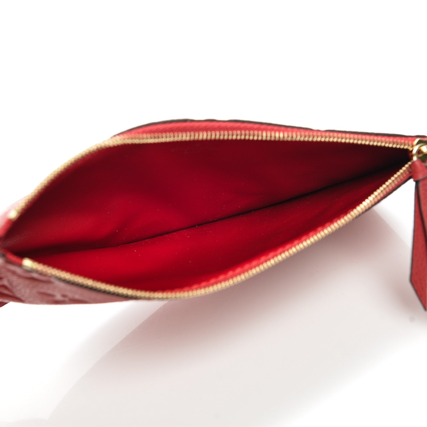 Louis Vuitton Empreinte Felicie Chain Wallet Zippered Insert Cherry 5 of 6