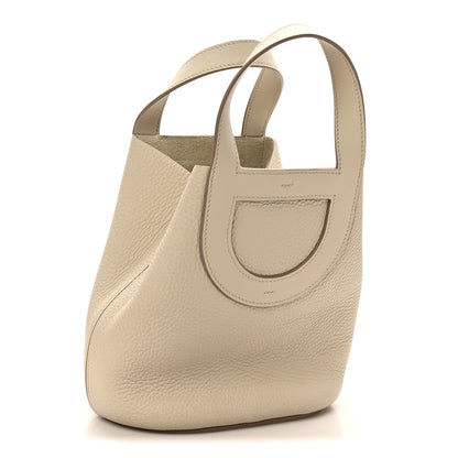 Hermes Taurillon Clemence Swift In-The-Loop 18 Bag Beton 3 of 10