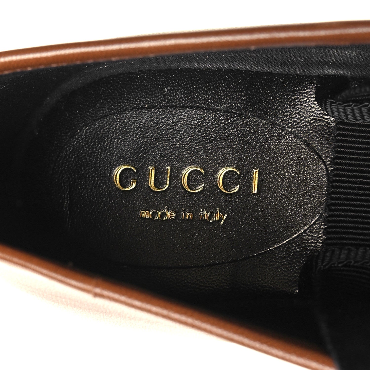 Gucci Malaga Kid Snakeskin Interlocking G Ballet Flats 39 Cuir 7 of 8