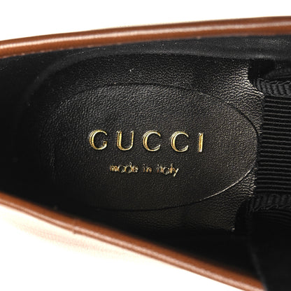 Gucci Malaga Kid Snakeskin Interlocking G Ballet Flats 39 Cuir 7 of 8