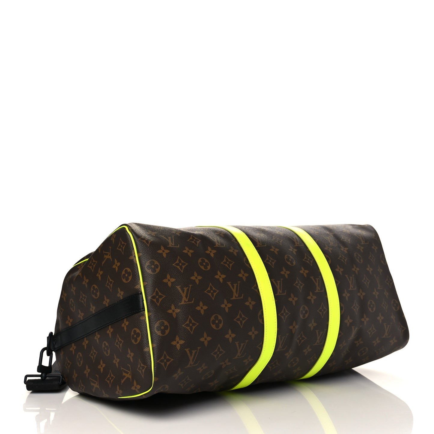 Monogram Macassar Keepall Bandouliere 50 Florescent Yellow