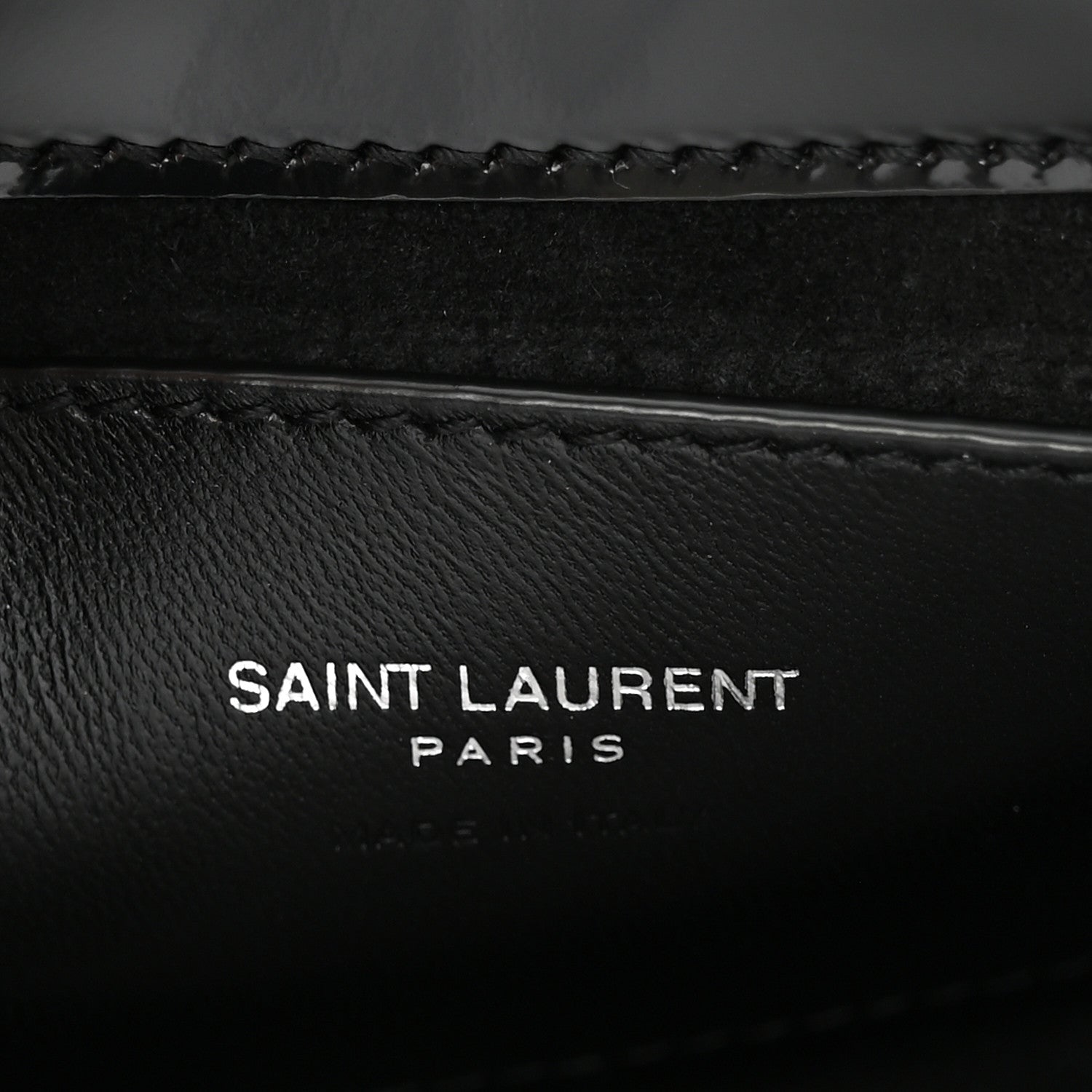 Saint Laurent Patent Calfskin Le 5 A 7 Mini Hobo Black 6 of 10